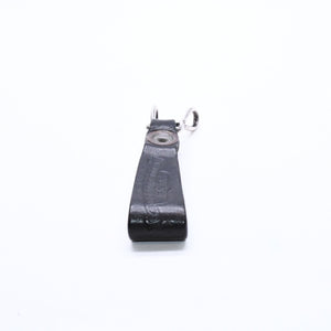 CHROME HEARTS クロムハーツ W BELT LOOP CROSS BUTTON Wベルトループ クロスボタン キーリング レザー 良品 中古 4a007529