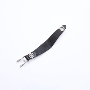 CHROME HEARTS クロムハーツ W BELT LOOP CROSS BUTTON Wベルトループ クロスボタン キーリング レザー 美品 中古 4a007533