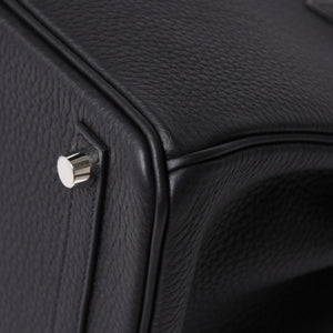 新品未使用 HERMES エルメス BIRKIN 25 バーキン25 ハンドバッグ G刻 トゴ ノワール シルバー金具 内縫い 2026年製 中古 4a007538