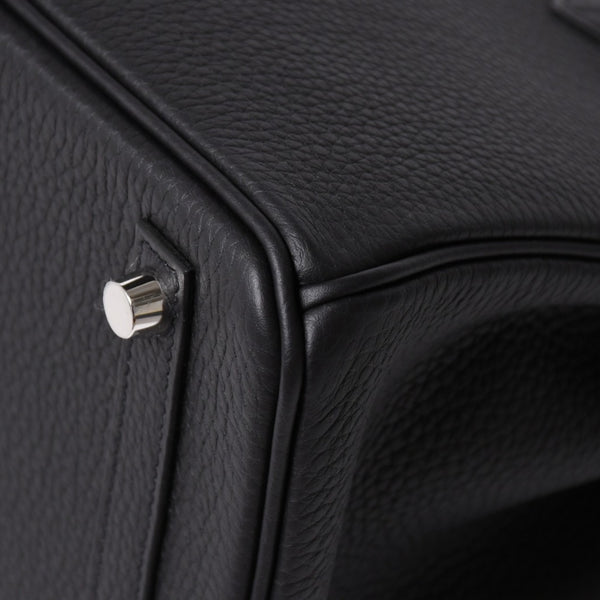 新品未使用 HERMES エルメス BIRKIN 25 バーキン25 ハンドバッグ G刻 トゴ ノワール シルバー金具 内縫い 2026年製 中古 4a007538