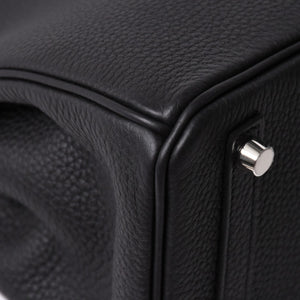 新品未使用 HERMES エルメス BIRKIN 25 バーキン25 ハンドバッグ G刻 トゴ ノワール シルバー金具 内縫い 2026年製 中古 4a007538