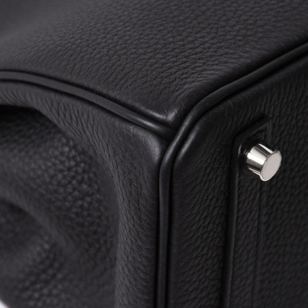 新品未使用 HERMES エルメス BIRKIN 25 バーキン25 ハンドバッグ G刻 トゴ ノワール シルバー金具 内縫い 2026年製 中古 4a007538