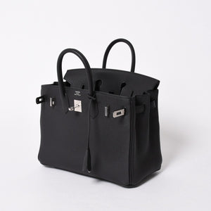 新品未使用 HERMES エルメス BIRKIN 25 バーキン25 ハンドバッグ G刻 トゴ ノワール シルバー金具 内縫い 2026年製 中古 4a007538