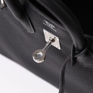新品未使用 HERMES エルメス BIRKIN 25 バーキン25 ハンドバッグ G刻 トゴ ノワール シルバー金具 内縫い 2026年製 中古 4a007538