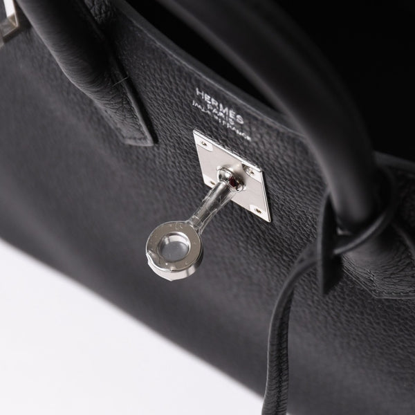 新品未使用 HERMES エルメス BIRKIN 25 バーキン25 ハンドバッグ G刻 トゴ ノワール シルバー金具 内縫い 2026年製 中古 4a007538