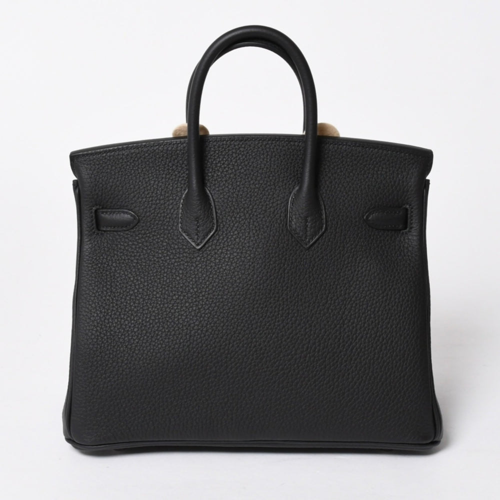 新品未使用 HERMES エルメス BIRKIN 25 バーキン25 ハンドバッグ G刻 トゴ ノワール シルバー金具 内縫い 2026年製 中古 4a007538