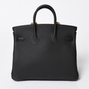 新品未使用 HERMES エルメス BIRKIN 25 バーキン25 ハンドバッグ G刻 トゴ ノワール シルバー金具 内縫い 2026年製 中古 4a007538