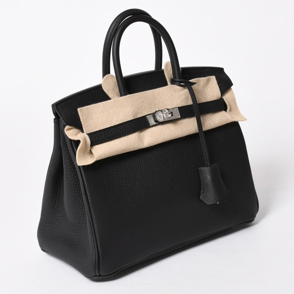 新品未使用 HERMES エルメス BIRKIN 25 バーキン25 ハンドバッグ G刻 トゴ ノワール シルバー金具 内縫い 2026年製 中古 4a007538