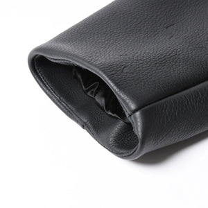 新品同様品 LOUIS VUITTON ルイヴィトン ダミエスプレッドレザージャケット RM222M RMT HNL08W サイズ52 ブラック 中古 4a007242