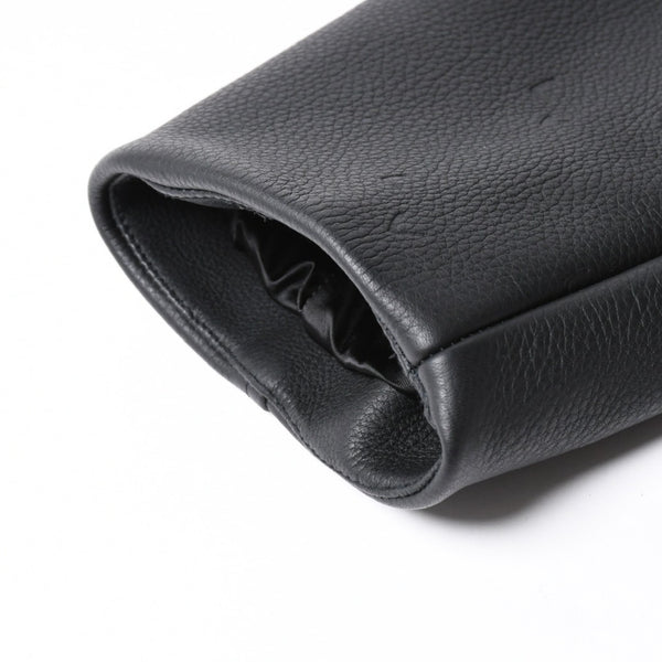 新品同様品 LOUIS VUITTON ルイヴィトン ダミエスプレッドレザージャケット RM222M RMT HNL08W サイズ52 ブラック 中古 4a007242