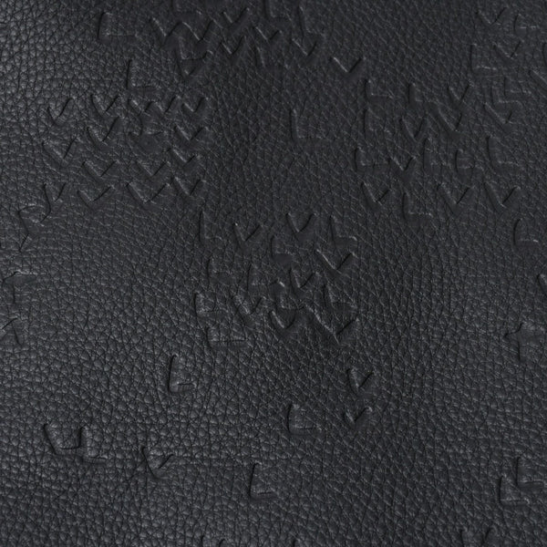 新品同様品 LOUIS VUITTON ルイヴィトン ダミエスプレッドレザージャケット RM222M RMT HNL08W サイズ52 ブラック 中古 4a007242