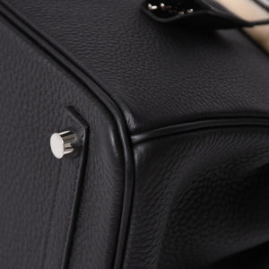 新品未使用 HERMES エルメス BIRKIN 25 バーキン25 ハンドバッグ G刻 トゴ ノワール シルバー金具 内縫い 2026年製 中古 4a007538