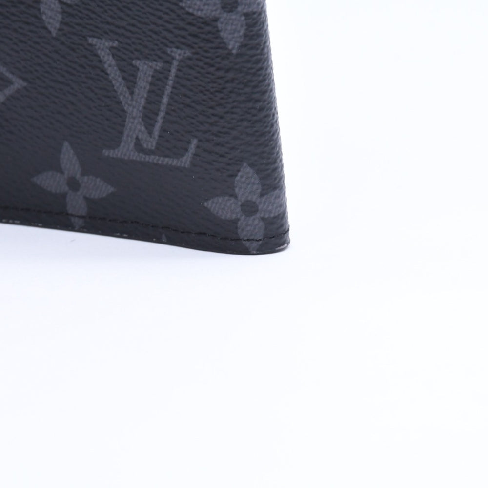 新品未使用 LOUIS VUITTON ルイヴィトン モノグラムエクリプス クーヴェルテュール パスポールMM M64501 パスポートケース ブラック 中古 4a007226