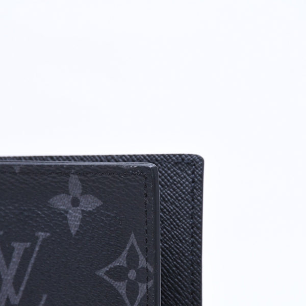 新品未使用 LOUIS VUITTON ルイヴィトン モノグラムエクリプス クーヴェルテュール パスポールMM M64501 パスポートケース ブラック 中古 4a007226