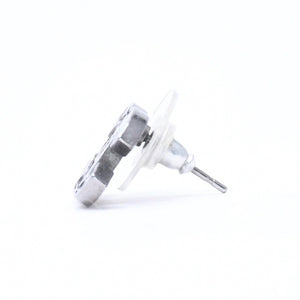 CHANEL シャネル ココマーク ピアス アクセサリー 重量約3.27g 13K刻印 ガンメタ ブラック メタル 両耳用 美品 中古 4a007540