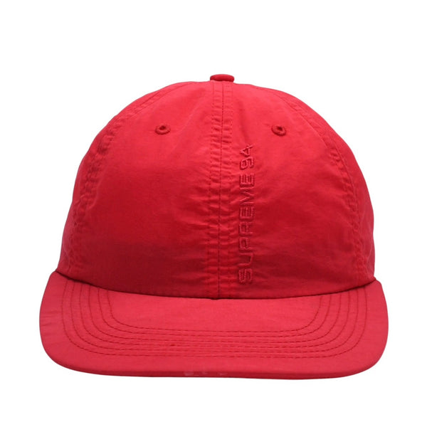 SUPREME シュプリーム Tonal Vertical Logo 6-Panel キャップ レッド アジャスター仕様 ヘッドギア 帽子 2017SS 美品 中古 4a007309
