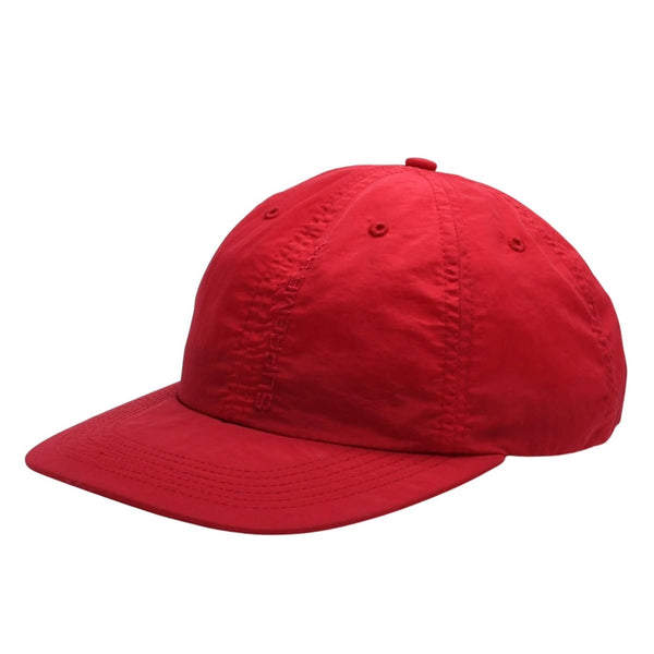 SUPREME シュプリーム Tonal Vertical Logo 6-Panel キャップ レッド アジャスター仕様 ヘッドギア 帽子 2017SS 美品 中古 4a007309