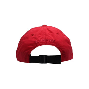 SUPREME シュプリーム Tonal Vertical Logo 6-Panel キャップ レッド アジャスター仕様 ヘッドギア 帽子 2017SS 美品 中古 4a007309