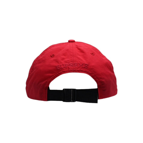 SUPREME シュプリーム Tonal Vertical Logo 6-Panel キャップ レッド アジャスター仕様 ヘッドギア 帽子 2017SS 美品 中古 4a007309