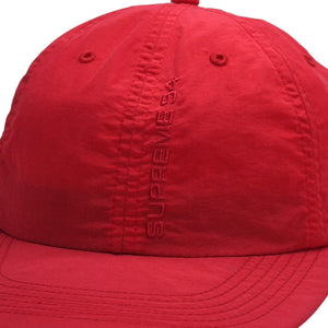 SUPREME シュプリーム Tonal Vertical Logo 6-Panel キャップ レッド アジャスター仕様 ヘッドギア 帽子 2017SS 美品 中古 4a007309