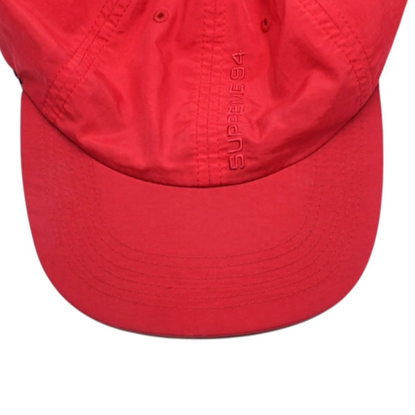 SUPREME シュプリーム Tonal Vertical Logo 6-Panel キャップ レッド アジャスター仕様 ヘッドギア 帽子 2017SS 美品 中古 4a007309