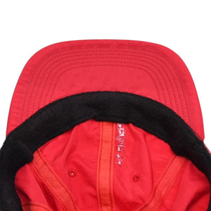 SUPREME シュプリーム Tonal Vertical Logo 6-Panel キャップ レッド アジャスター仕様 ヘッドギア 帽子 2017SS 美品 中古 4a007309