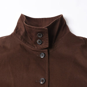 極美品 PRADA プラダ Old gabardine cotton shirt jacket オールド ギャバジン コットン シャツ ジャケット P8011 サイズ36 中古 4a007251