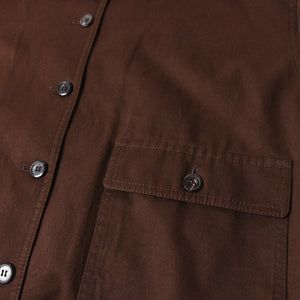 極美品 PRADA プラダ Old gabardine cotton shirt jacket オールド ギャバジン コットン シャツ ジャケット P8011 サイズ36 中古 4a007251