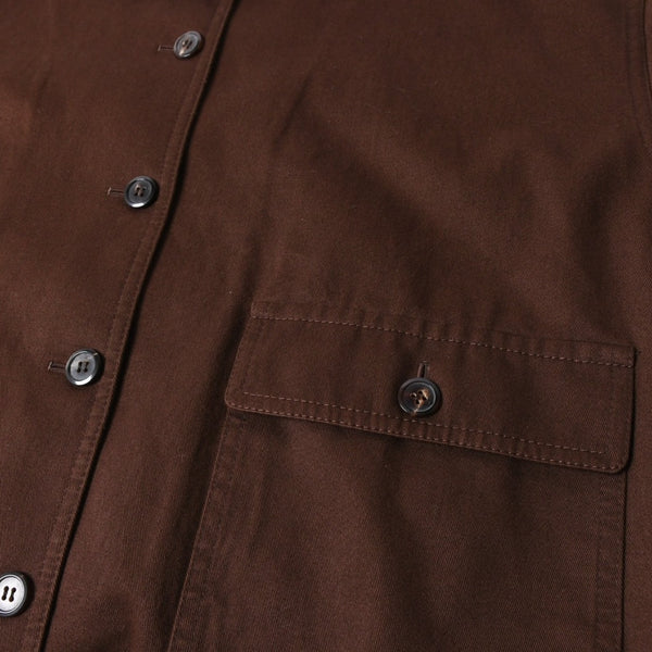 極美品 PRADA プラダ Old gabardine cotton shirt jacket オールド ギャバジン コットン シャツ ジャケット P8011 サイズ36 中古 4a007251