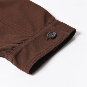 極美品 PRADA プラダ Old gabardine cotton shirt jacket オールド ギャバジン コットン シャツ ジャケット P8011 サイズ36 中古 4a007251