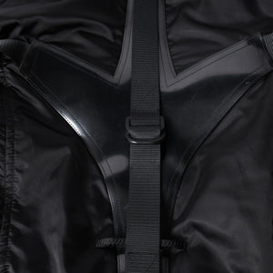 極美品 DOLCE＆GABBANA ドルチェアンドガッバーナ ボンデージジャケット パラシュートジャケット FW2003 GSP1J 9853 ブラック サイズ40 中古 4a006728