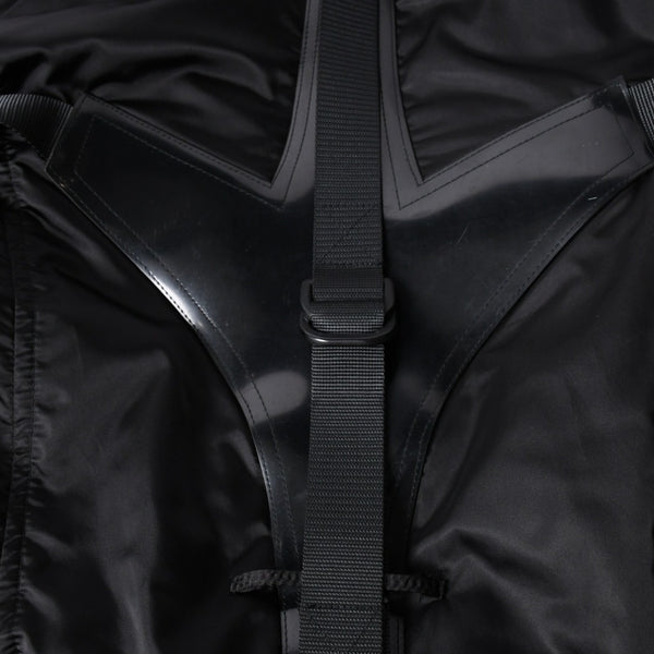 極美品 DOLCE＆GABBANA ドルチェアンドガッバーナ ボンデージジャケット パラシュートジャケット FW2003 GSP1J 9853 ブラック サイズ40 中古 4a006728
