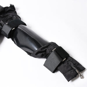 極美品 DOLCE＆GABBANA ドルチェアンドガッバーナ ボンデージジャケット パラシュートジャケット FW2003 GSP1J 9853 ブラック サイズ40 中古 4a006728
