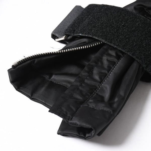 極美品 DOLCE＆GABBANA ドルチェアンドガッバーナ ボンデージジャケット パラシュートジャケット FW2003 GSP1J 9853 ブラック サイズ40 中古 4a006728