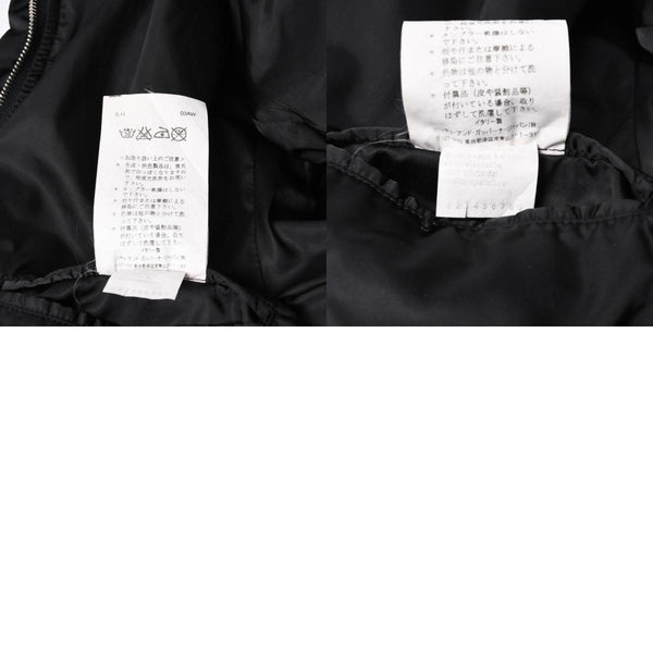 極美品 DOLCE＆GABBANA ドルチェアンドガッバーナ ボンデージジャケット パラシュートジャケット FW2003 GSP1J 9853 ブラック サイズ40 中古 4a006728