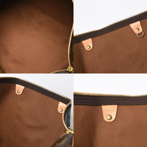 新品同様 LOUIS VUITTON ルイヴィトン モノグラム グラフィティ キーポル50 M92196 ブラウン カーキ ゴールド金具 中古 4a007564