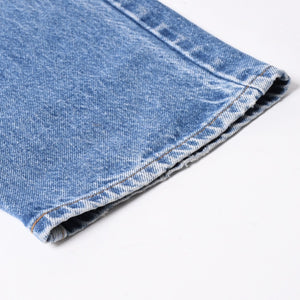 極美品 CHROME HEARTS × Levi's クロムハーツ リーバイス 517 クロスパッチ デニムパンツ インディゴブルー ブラック サイズ34 中古 4a007570