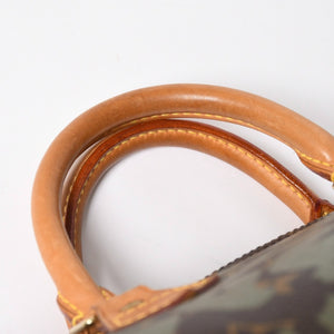 極美品 LOUIS VUITTON ルイヴィトン ハンドバッグ スピーディ30 モノグラムグラフィティ カーキ M92194 ゴールド金具 中古 4a007563