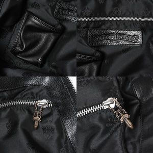 CHROME HEARTS クロムハーツ SLOUCHY MO スラウチー モー BSフレア ハンドバッグ フレアニー ダガージップ スクロールラベル スエード 美品 中古 4a007574