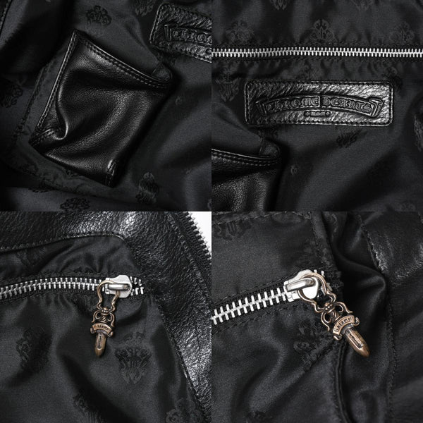CHROME HEARTS クロムハーツ SLOUCHY MO スラウチー モー BSフレア ハンドバッグ フレアニー ダガージップ スクロールラベル スエード 美品 中古 4a007574