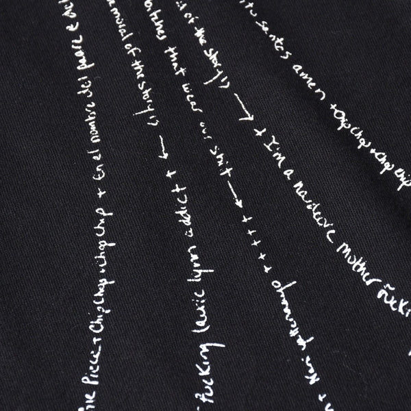 極美品 CHROME HEARTS クロムハーツ オールド バックCHクロスプリント Tシャツ ブラック Mサイズ カットソー 半袖 中古 4a007320