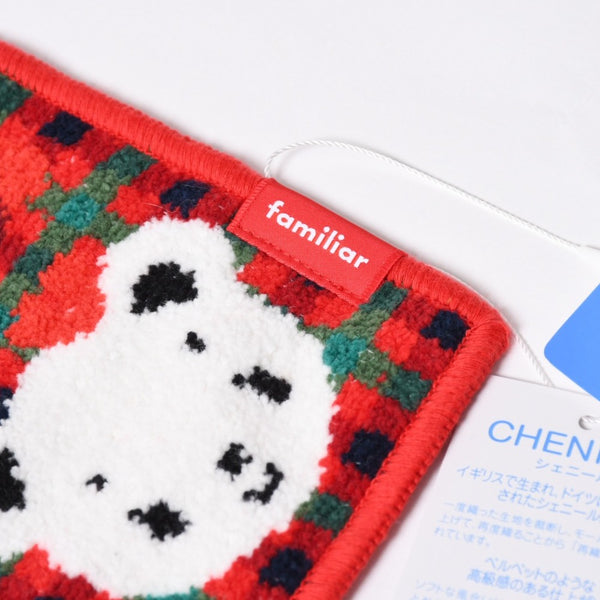 新品未使用 familiar ファミリア × HELLO KITTY ハローキティ タオルハンカチ 770346 XF チェック柄 中古 4a007585