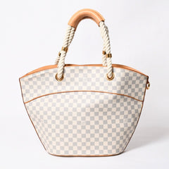 LOUIS VUITTON ルイヴィトン ダミエアズール ポンブロンGM トートバッグ ショルダーバッグ N48056 PVC ゴールド金具 美品 中古 4a007546