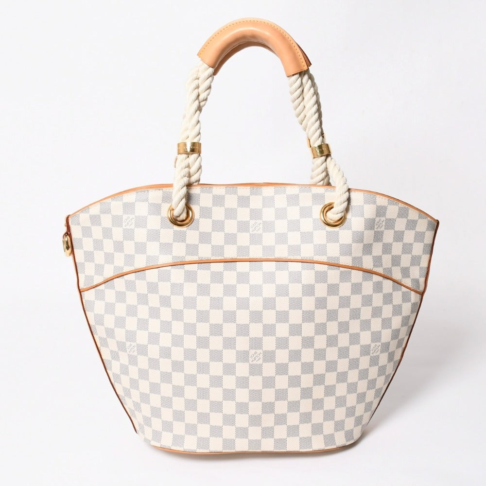 LOUIS VUITTON ルイヴィトン ダミエアズール ポンブロンGM トートバッグ ショルダーバッグ N48056 PVC ゴールド金具 美品 中古 4a007546