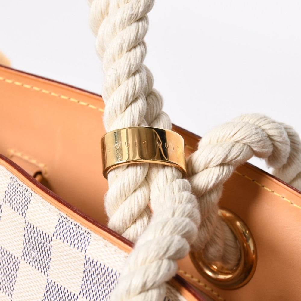 LOUIS VUITTON ルイヴィトン ダミエアズール ポンブロンGM トートバッグ ショルダーバッグ N48056 PVC ゴールド金具 美品 中古 4a007546