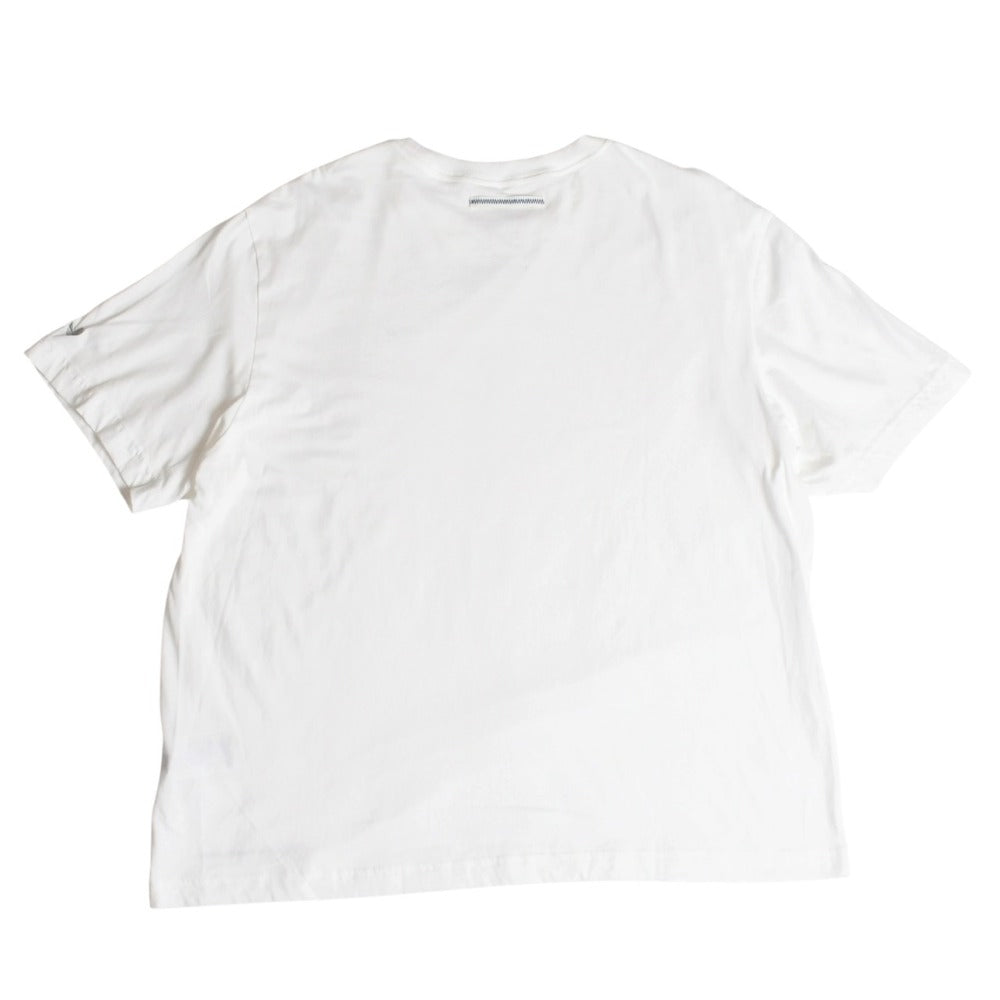 極美品 adidas×Bad Bunny アディダス バッドバニー 半袖 Tシャツ ホワイト コットン サイズM 刺繍 中古 4a007488