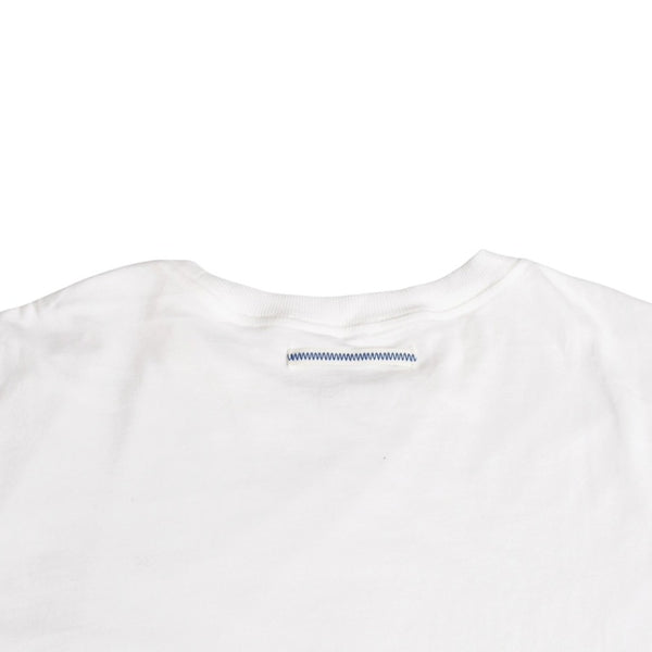 極美品 adidas×Bad Bunny アディダス バッドバニー 半袖 Tシャツ ホワイト コットン サイズM 刺繍 中古 4a007488