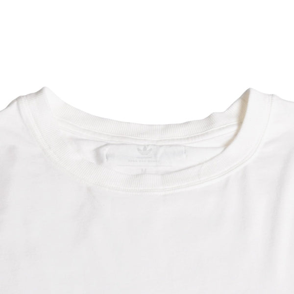 極美品 adidas×Bad Bunny アディダス バッドバニー 半袖 Tシャツ ホワイト コットン サイズM 刺繍 中古 4a007486