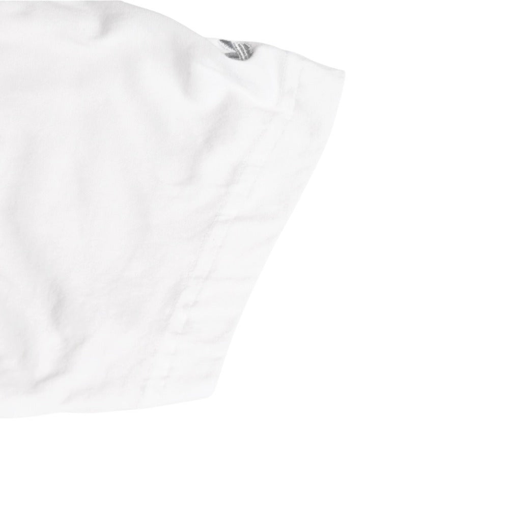 極美品 adidas×Bad Bunny アディダス バッドバニー 半袖 Tシャツ ホワイト コットン サイズM 刺繍 中古 4a007486