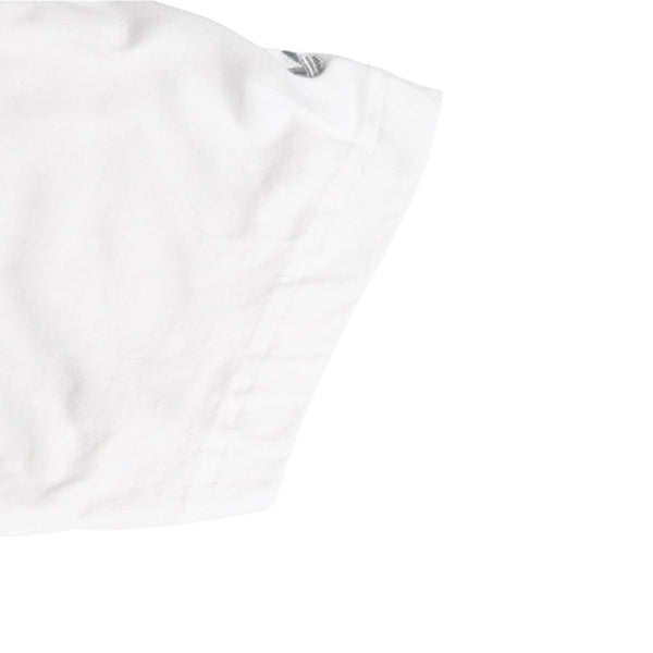 極美品 adidas×Bad Bunny アディダス バッドバニー 半袖 Tシャツ ホワイト コットン サイズM 刺繍 中古 4a007486